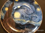img 1 attached to Coffeezone Vincent Van Gogh Art The Starry Night Porcelain Coffee Mug (Americano 14 Oz) review by Matthew Harris