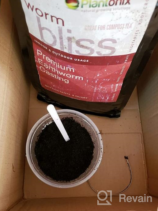 img 1 attached to 🪱 Worm Bliss- Organic Earthworm Castings: Natural Fertilizer for Plants, Vegetables, and Gardens (8 Quart) review by Sean House