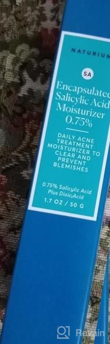 img 1 attached to Daily Blemish Treatment Moisturizer With 0.75% Encapsulated Salicylic Acid And Dioic Acid - 1.7 Oz By Naturium review by Yolanda Martinez