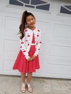 img 1 attached to Chic and Timeless: BlackButterfly Audrey Vintage Polka Girls' Dresses Collection review by Vanessa Szymanski