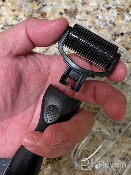 img 1 attached to 2 Pack Microneedle Derma Roller Kit For Men Women Home Use - Body Hair Beard Growth review by Rob Jimenez