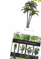 img 1 attached to Real Touch Artificial Palm Tree With UV Protection - 6.3 Feet Tall, Standable Triple Trunk Design, Superb Quality - Perfect For Your Home Or Office Decor, In Beautiful Green AMERIQUE review by Shonda Bailey