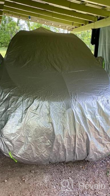 img 1 attached to Protect Your Jeep In Any Weather With Waterproof ELUTO Car Cover - Fits Up To 170 Inches review by Craig Pham