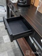 img 1 attached to Espresso Console Table With Drawers And Shelf - Ideal For Entryway, Hallway, Or Sofa Table Storage By P PURLOVE review by Mario Olmos