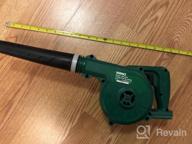 img 1 attached to 🌿 KIMO Cordless Leaf Blower & Vacuum: 2-in-1 20V Leaf Blower for Lawn Care, Dust, & Pet Hair - Lightweight, Mini, Handheld Electric Blowers with Battery and Charger included, 150CFM Power review by Chris Nastanovich