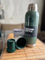 img 2 attached to Classic thermos STANLEY Adventure Vacuum Bottle, 1 L, white review by Ada Adaszek ᠌