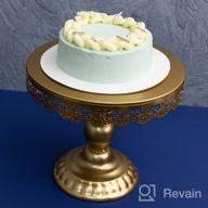 картинка 1 прикреплена к отзыву 9-Piece Antique Riccle Gold Cake Stand Set - Perfect For Christmas, Wedding, Birthday & More! от Chad Aguirre