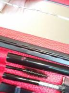 img 1 attached to Dark Brown Eyebrow Pencil Grooming Kit With Razor, Pencil, Brush, Stencils & Tweezers - SENXILLER Men And Women'S Essential Set! review by Brittney Shallenberger
