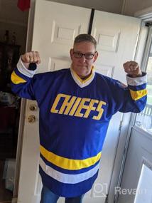 img 8 attached to Ice Hockey Jersey Inspired By The Hanson Brothers Of The Charlestown Chiefs From Slap Shot Movie - Numbers 16, 17, 18 (Jack, Steve, Jeff)