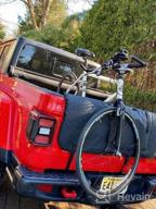 img 1 attached to Safely Transport Up To 5 Mountain Bikes With Sklon Tailgate Bike Pad And Anti-Theft Locking System For Full And Mid-Size Pickup Trucks - Black Honeycomb (Small-Mid-Size Pickup Models) review by Mark Cai