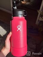 img 1 attached to Anti-Slip Silicone Bottle Sleeve Cover For Hydro Flask & More - Vmini Protective Boot, Fits 12-40 Oz Bottles review by Gerardo Cibrian