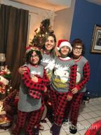 img 1 attached to Get Festive With Red Holiday Pajama Sets For The Whole Family This Christmas! review by Misty Mcclellan