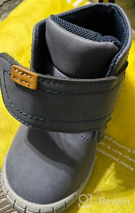 img 1 attached to 👞 Stylish Blikcon Autumn Ankle Boots: Perfect Toddler Boys' Shoes for Charming Boots review by Robert Morrison