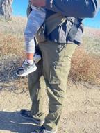 img 1 attached to Adventure-Ready: Pudolla Men'S Waterproof Cargo Pants For Hiking, Work, And Travel review by Carl Henderson