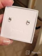 img 1 attached to 🐱 925 Sterling Silver Cat Earrings - Adorable Animal Kitten Studs, Ideal Jewelry Gifts for Women and Girls with Sensitive Ears - Hypoallergenic and Stylish review by Yadira Santiago