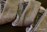 img 1 attached to Stay Warm And Cozy: KECCOW Merino Wool Crew Socks For All Season Adventures - 3 Pairs For Men And Women review by Marco Huff