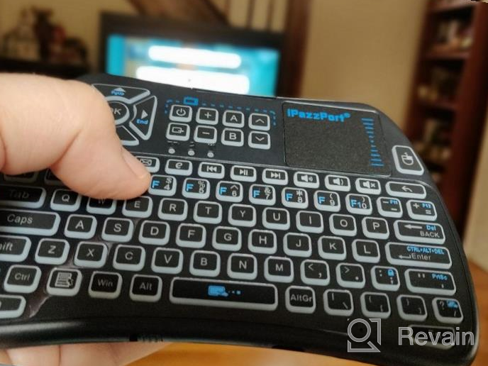 img 1 attached to Backlit Wireless Mini Keyboard For Android TV Box, Nvidia Shield TV & Raspberry Pi 3 - IPazzPort KP-810-21SL review by Amanda Ellis