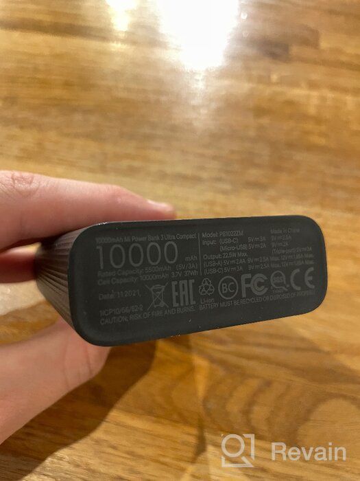 img 1 attached to Portable battery Xiaomi Mi Power Bank 3 Ultra compact, 10000mAh (BHR4412GL), black review by Jnis teins