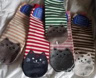 img 1 attached to Cute And Comfy: Dosoni Women'S Soft Cotton Animal Print Socks - Perfect Gifts For Casual And Boot Wear review by Mike Wheeler