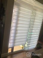 img 1 attached to LUCKUP Grey Zebra Dual Roller Blinds - Day And Night Window Shades With Easy Installation, 23.6" X 90 review by John Benjamin