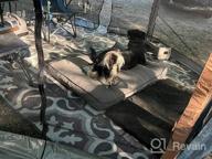 img 1 attached to RV Outdoor Mat: LATCH.IT 5X8 Boho Style Reversible Rug Ideal For Camping & Camper Use – The Ultimate RV Patio Rug For All Occasions! review by Eddie Sanchez