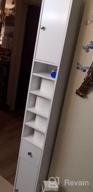 img 1 attached to White Bathroom Tall Cabinet With Drawer & Shelves - Haotian BZR34-W review by Harry Jenkins