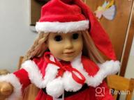 img 1 attached to Playtime By Eimmie 18 Inch Doll Clothes - Christmas Holiday Dress & Matching Outfit Accessories Set - Outfits Fit American, Generation & Similar 18” Girls Dolls - Clothing Sets & Stuff For My Doll review by Jeff Hall