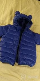 img 5 attached to Baby Boys Girls Winter Coats Hoods Light Puffer Down Jacket Outwear