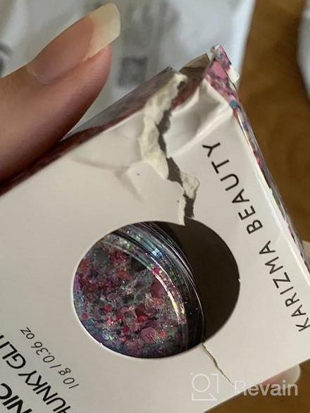 img 1 attached to Unleash Your Inner Unicorn With KARIZMA'S Chunky Holographic Glitter Set - Perfect For Festivals, Raves And Makeup Artistry! review by Robert Helstrom
