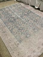 img 1 attached to Loloi Angela Rose X Aubrey Collection AUB-01 Navy / Multi, Traditional 2'-0" X 5'-0" Accent Rug review by Peter Barrera