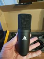 img 1 attached to MAONO AU-A04TC USB Microphone Kit 192KHZ/24BIT | Aluminum Organizer Storage Case | PC Condenser Podcast Streaming Cardioid Mic | Plug & Play for Computer, YouTube, Gaming Recording review by Hassim Rambli ᠌