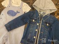 img 1 attached to 👶 D-Sun Kid Baby Boys Denim Jackets Coats with Hood, Lapel, Zipper & Pocket - Trendy Outwears for Every Day review by Robert Chandrasekar