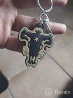 img 1 attached to Optimized Black Clover Emblem Key Chain review by Thunder Ballman
