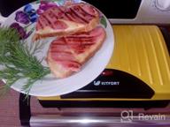 img 1 attached to Sandwich maker Kitfort KT-1609 Panini Maker, red review by Agata Andrukiewicz ᠌