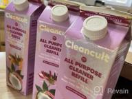 img 1 attached to Cleancult All-Purpose Cleaner Refills, Orange Zest, 32Oz, 3 Pack - Made With Citric Acid, Coconut-Derived Ingredients, & Essential Oils - Safe For All Surfaces - 100% Recyclable Carton review by Kaushik Hall
