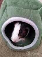 img 1 attached to 🏡 Cozy and Warm Shelter: EONMIR Guinea Pig House, Hamster Hedgehog Winter Nest review by Jordan Epps