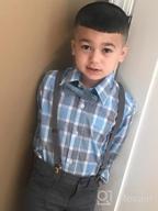 img 1 attached to 👔 Vittorino Dress Shirt Set for Boys with Matching Bowtie and Suspenders review by Josh Cardoso