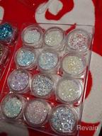 img 1 attached to Iridescent AB Color Glitter Flakes: 24 Shades For Nail Art, Face, Body, And Crafts – AddFavor Neon Sequins And Chunky Nail Glitter review by Marcus Consumers
