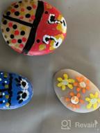 img 1 attached to 50 Count Black Flat & Smooth Kindness Rocks For Painting, Decoration, And Crafts - Hand Picked 1.5 To 2.7 Inch Medium & Small Rocks By Lifetop review by Mikey Shook