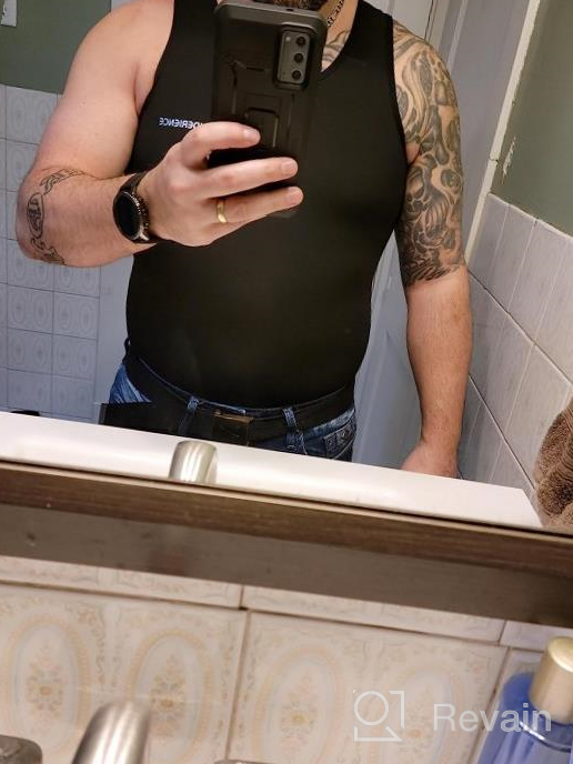 img 1 attached to Maximize Your Workout With Wonderience Men'S Waist Trainer Sauna Suit review by John Frazier