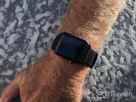 img 1 attached to Trendy And Durable Rubber Apple Watch Bands In Various Colors And Sizes For Series 5 4 3 2 1 review by Mario Olmos
