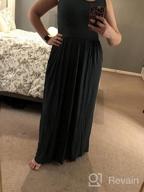 img 1 attached to Women'S Sleeveless Maxi Dress: LILBETTER Empire Waist Casual Long Dresses With Pockets review by James Hova