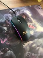 img 1 attached to HyperX Pulsefire Surge - RGB Wired Gaming Mouse with Pixart 3389 Sensor 🖱️ up to 16000 DPI, 6 Programmable Buttons, Ergonomic Design, Compatible with Windows 10/8.1/8/7 - Black review by Adithep Chaisan ᠌