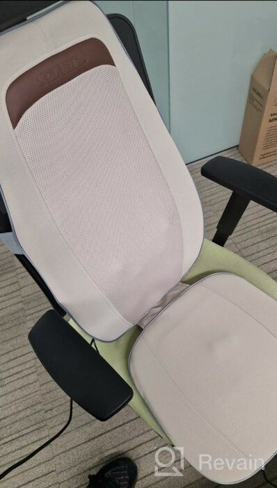 img 1 attached to 🪑 Shiatsu Massage Chair and Seat Massager - PLANTA MN-600 with 3 Intensity Levels, Heating, Vibration Massage, Auto-Adapter review by Mateusz Swierczynski ᠌