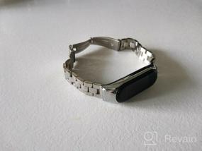 img 6 attached to Metal Strap for Xiaomi Mi Band 5 Silver
