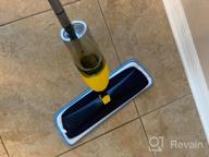 img 1 attached to Efficient Cleaning Made Easy: Yocada Microfiber Spray Mop With 2 Washable Pads For All Floor Types review by Dean Partybus