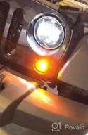 img 1 attached to Front LED Turn Signal Light Compatible With 2007-2017 Jeep Wrangler JK | LITEWAY Fender Side Marker Parking Lights review by Eduardo Purewal