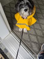 img 1 attached to Stay Stylish And Safe In The Rain With NINEMAX Dog Raincoat - Adjustable Pet Jacket With Reflective Strip For Medium To Large Dogs review by Jonathan Arroyo