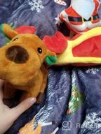 img 1 attached to Indestructible And Squeaky Christmas Reindeer Dog Toy – Perfect For Large And Medium Breeds! review by Dave Seawell