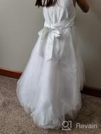 img 1 attached to Castle Fairy Pageant Wedding Communion Girls' Clothing for Dresses review by Heather Davis